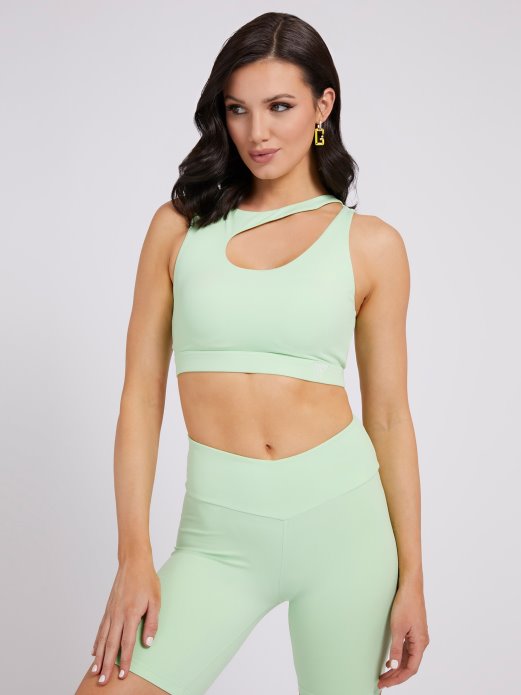 Guess Shopping Zeleni Aktivni Grudnjak Od Mikrofibre