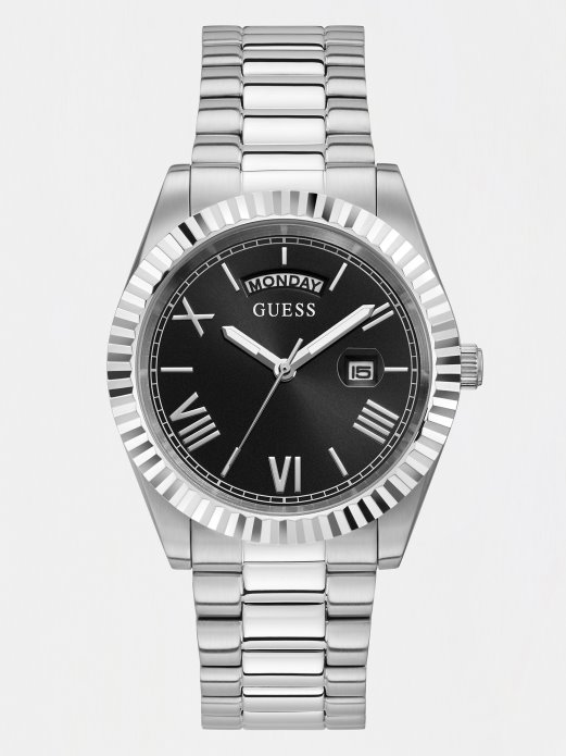 Guess Shopping čelični Sat S Funkcijom Datuma