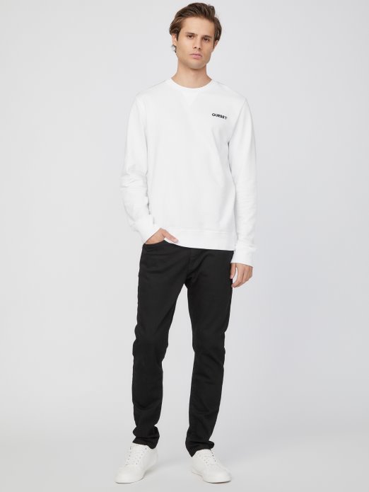 Guess Shopping čista Bijela Eko Majica Dugih Rukava