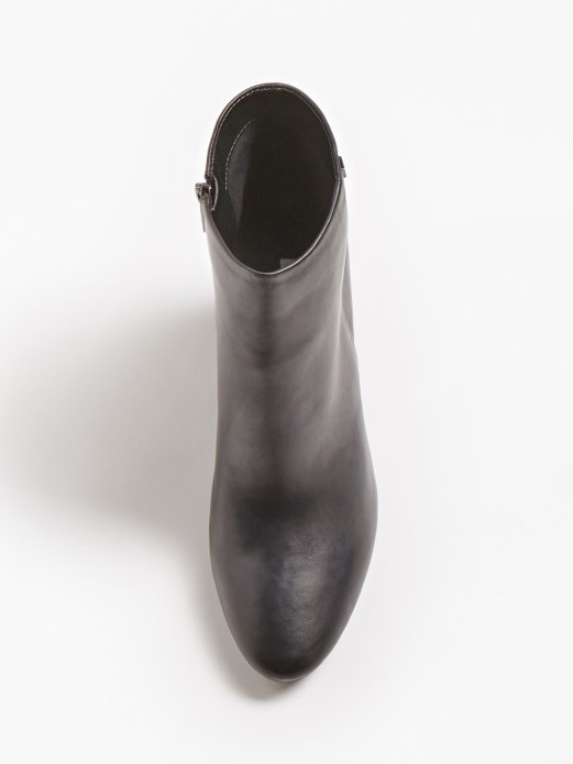 Guess Shopping čizma Gležnjača Od Prave Kože Crna