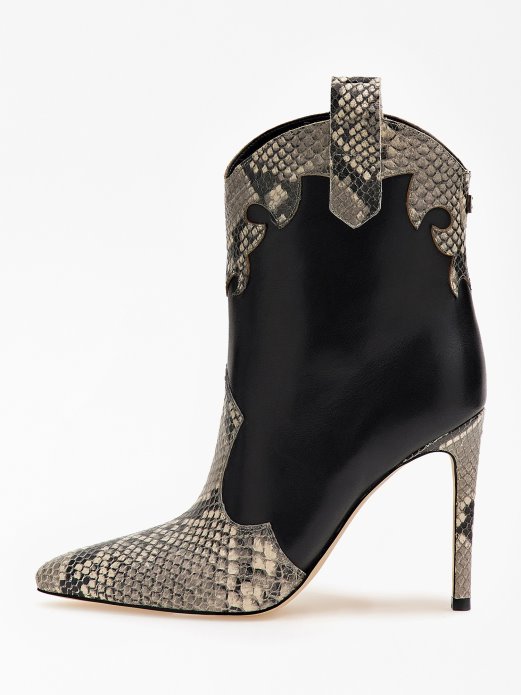 Guess Shopping čizme Breann S Višebojnim Uzorkom Od Prave Kože