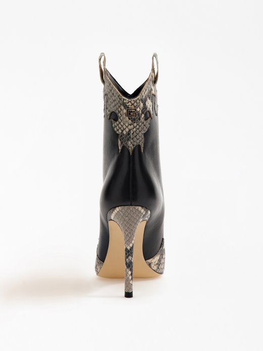 Guess Shopping čizme Breann S Višebojnim Uzorkom Od Prave Kože