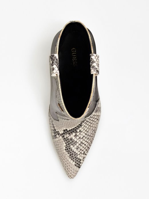 Guess Shopping čizme Breann S Višebojnim Uzorkom Od Prave Kože