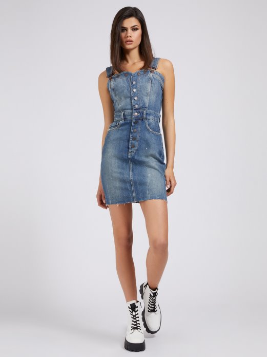 Gumbi Traper Haljina Guess Shopping Plava