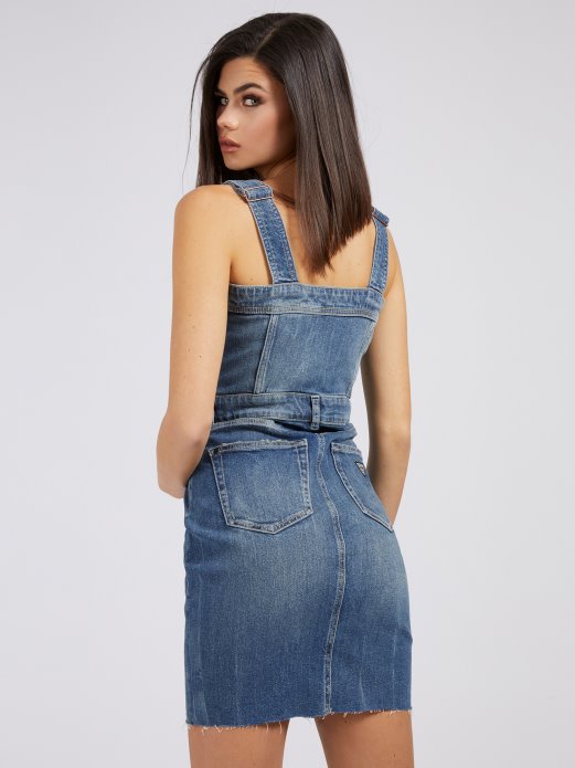 Gumbi Traper Haljina Guess Shopping Plava