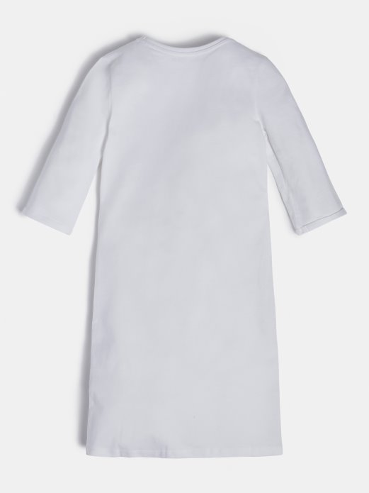 Haljina S Logotipom Trokuta Bijela Guess Shopping