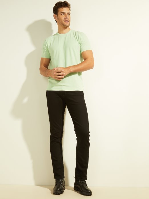 Hazy Green Multi Eli Washed Tee Guess Shopping