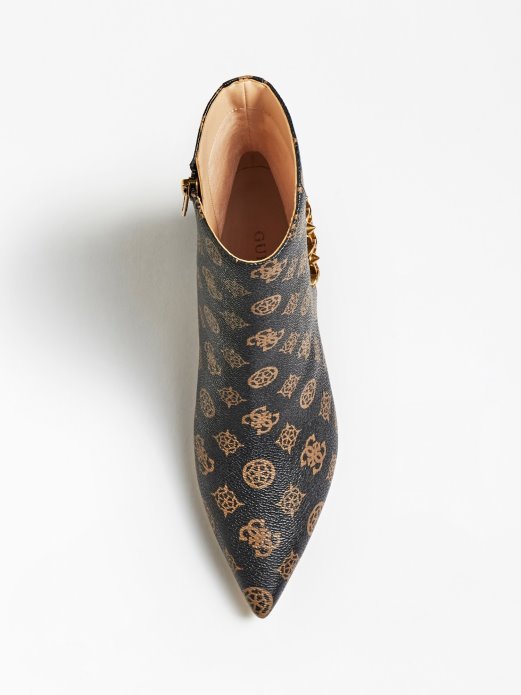 Hibah 4g Božur Logo Niske čizme Smeđe Guess Shopping