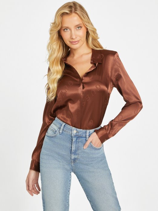 Hickory Dvorac Guess Shopping Galina Logo Satenska Košulja