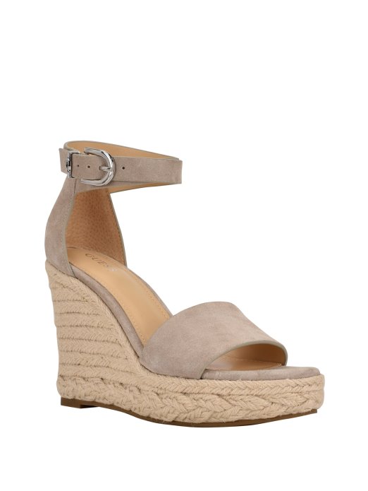 Hidy Antilop Espadrile Wedges Guess Shopping Taupe