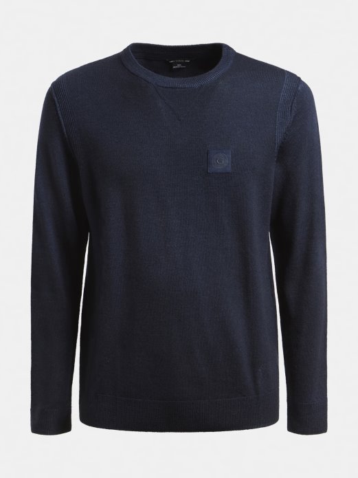 Hladna Boja Vuneni Džemper Plavi Guess Shopping