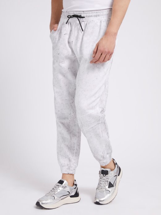 Iznošeni Izgled Jogger Pant Bijeli Guess Shopping