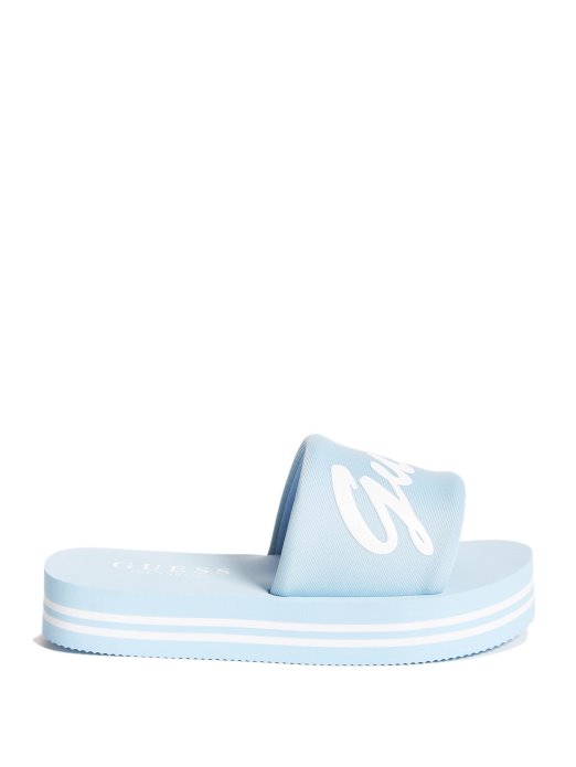 Jennie Slide Sandals Ocean Guess Shopping