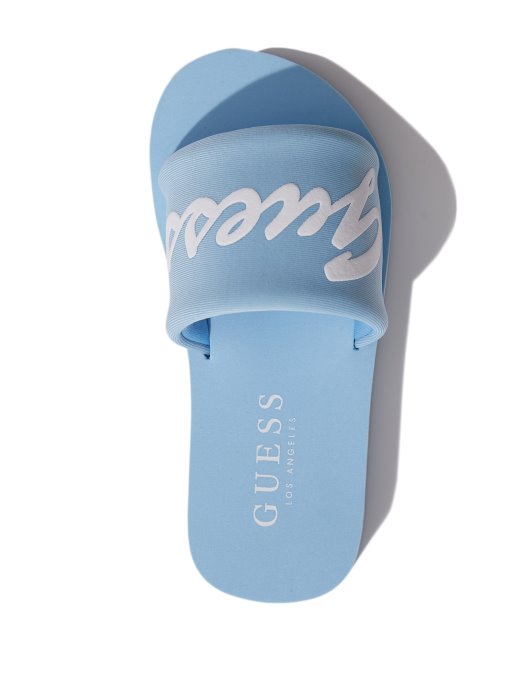 Jennie Slide Sandals Ocean Guess Shopping