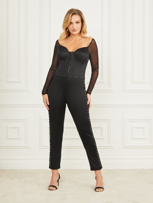 Jet Black Blanche Korzet Top Guess Shopping