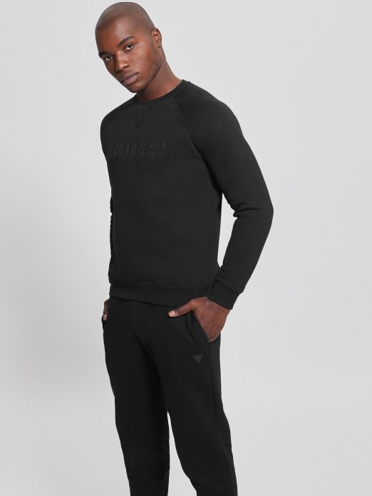 Jet Black Eco Aldwin Logo Trenirka Guess Shopping