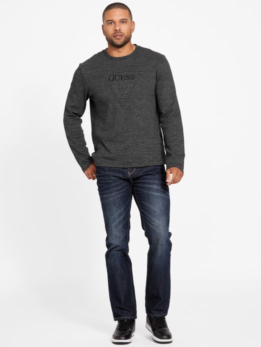 Jet Black Guess Shopping Tomas Crewneck