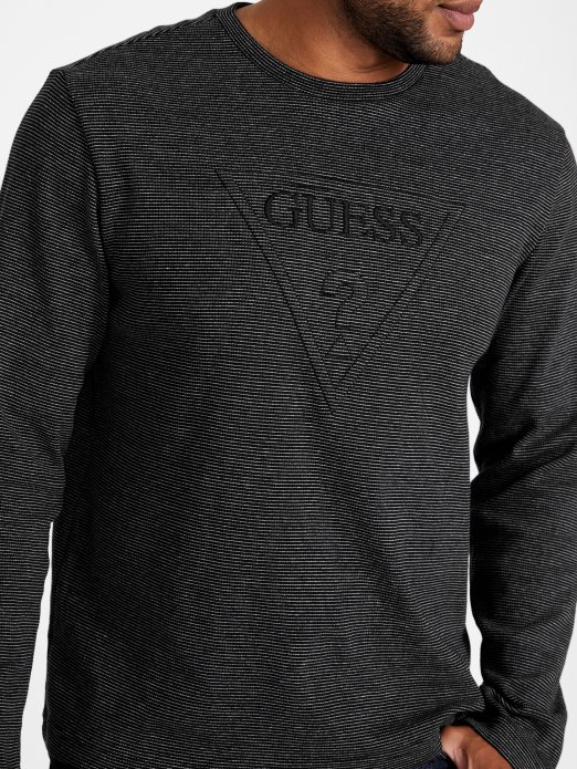 Jet Black Guess Shopping Tomas Crewneck