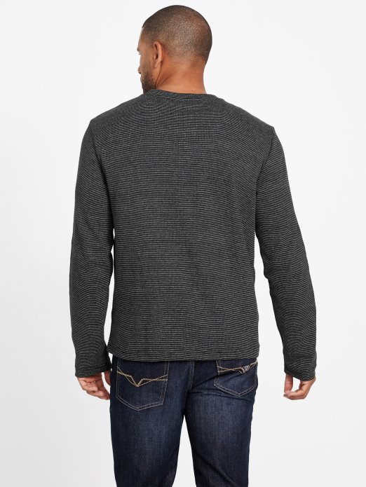 Jet Black Guess Shopping Tomas Crewneck