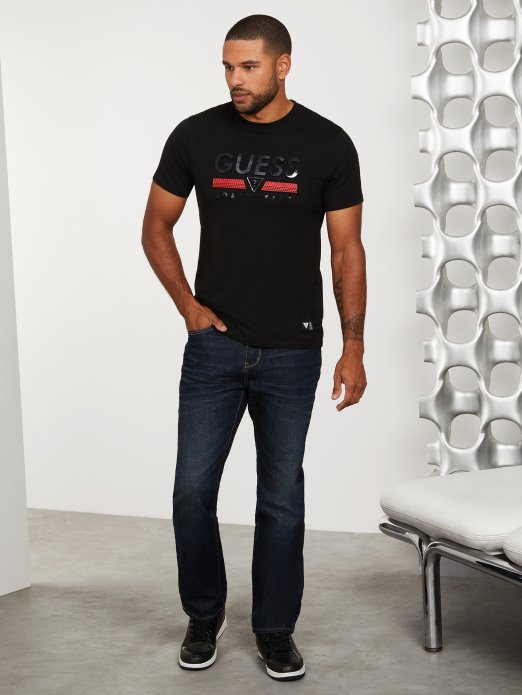 Jet Crna Guess Shopping Eko Koda Majica S Okruglim Izrezom