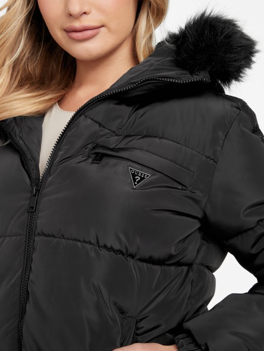 Jet Crna Guess Shopping Eko Lara Pufer Jakna