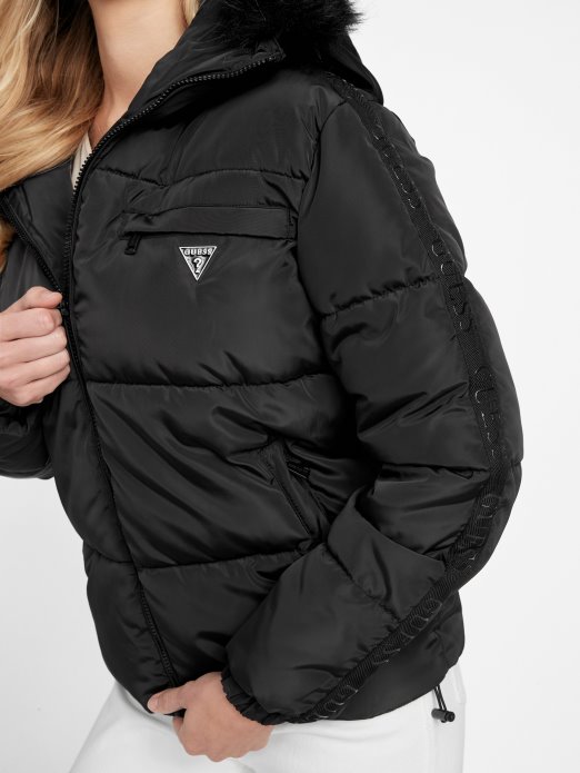 Jet Crna Guess Shopping Eko Lara Pufer Jakna