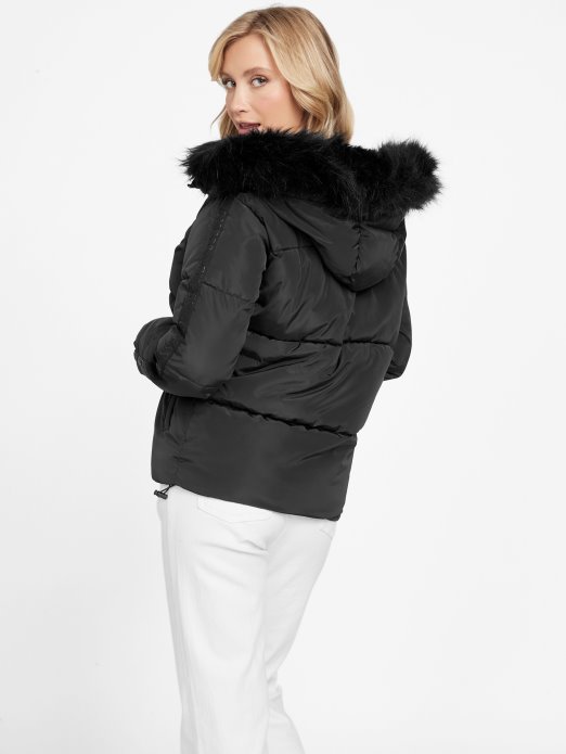 Jet Crna Guess Shopping Eko Lara Pufer Jakna