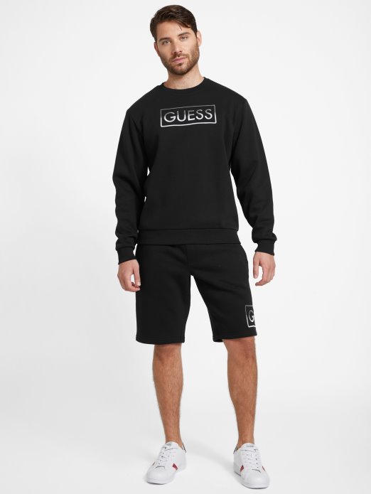 Jet Crna Guess Shopping Hartley Pletene Kratke Hlače