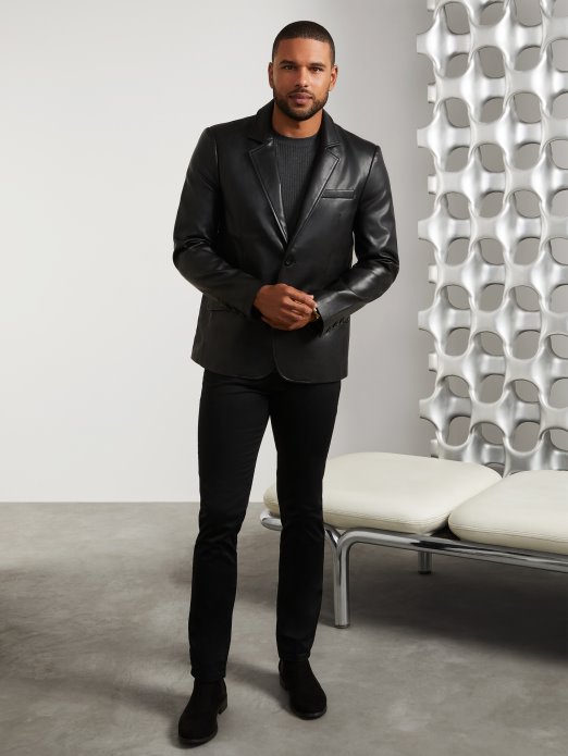 Jet Crna Jakna Guess Shopping Dex Od Umjetne Kože