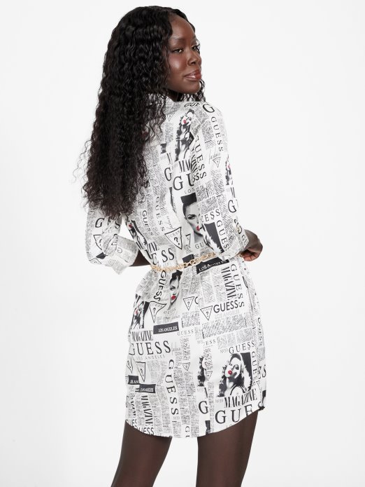 Jet Crna Multi Arden Košulja Haljina Pogodi Kupnju