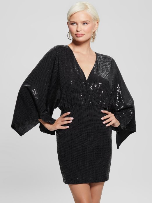 Jet Crna Multi Eco Tiana Reverzibilna Haljina Guess Shopping