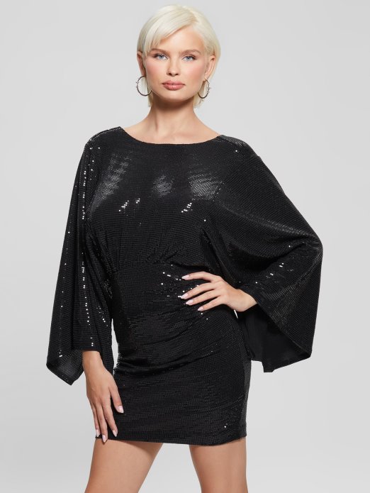 Jet Crna Multi Eco Tiana Reverzibilna Haljina Guess Shopping