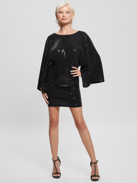 Jet Crna Multi Eco Tiana Reverzibilna Haljina Guess Shopping