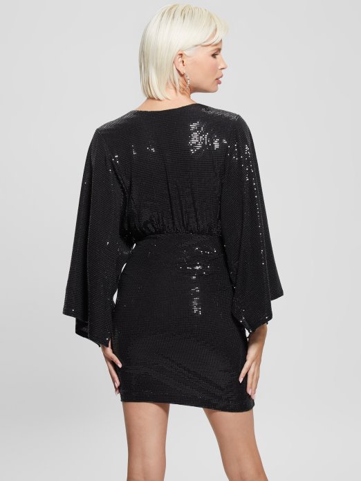 Jet Crna Multi Eco Tiana Reverzibilna Haljina Guess Shopping