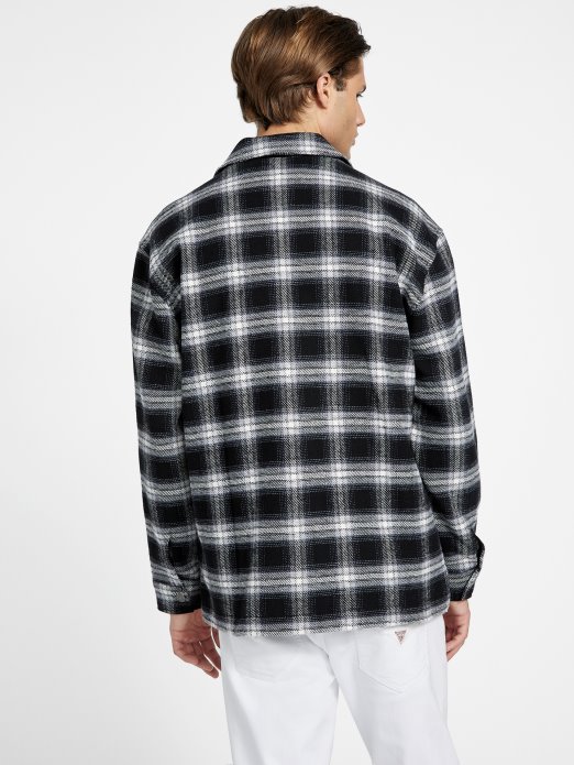 Jet Crna Multi Guess Karirana Košulja Sako Od Garlana