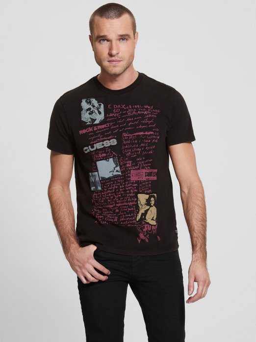 Jet Crna Multi Guess Shopping Logo Tour Tee