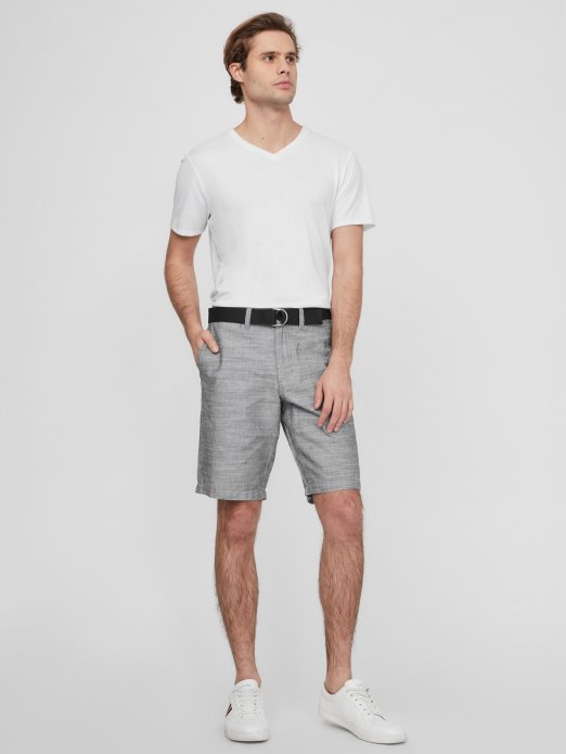 Jet Crne Guess Shopping Culver Kratke Hlače S Remenom