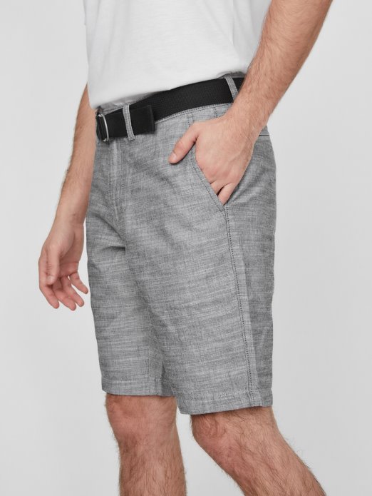 Jet Crne Guess Shopping Culver Kratke Hlače S Remenom