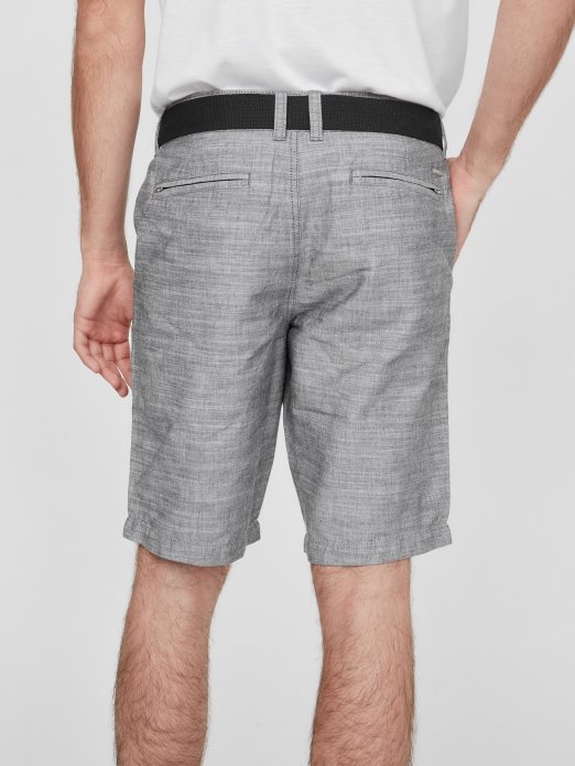 Jet Crne Guess Shopping Culver Kratke Hlače S Remenom