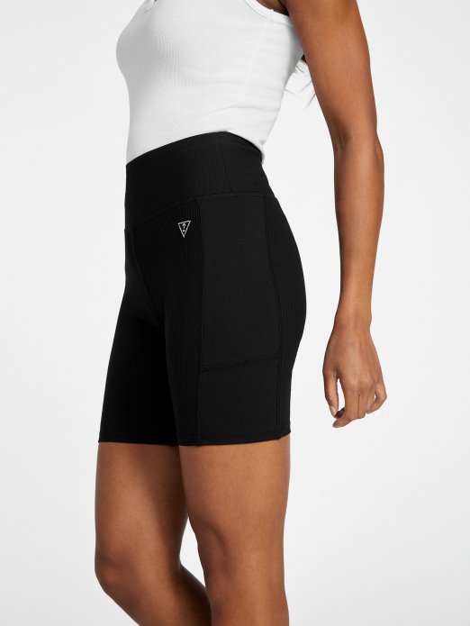 Jet Crne Guess Shopping Gaines Kratke Biciklističke Hlače