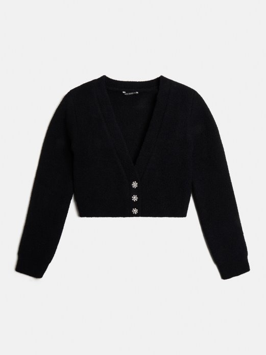 Jewel Button Kardigan Crni Guess Shopping