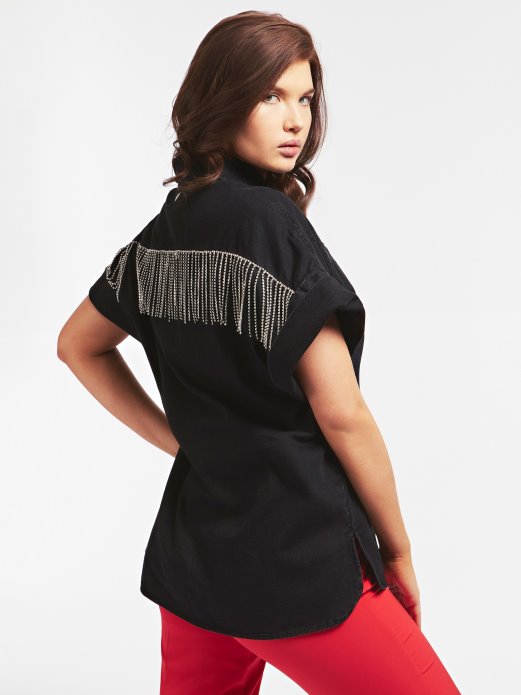 Jewel Denim Košulja Guess Shopping Black