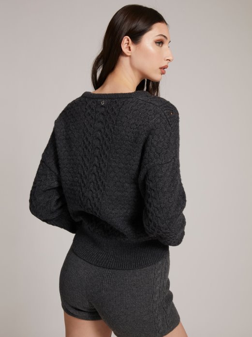 Kabeli Džemper Guess Shopping Plava