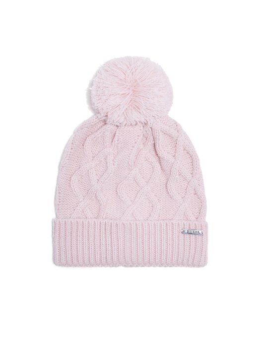 Kabelsko Pletena Pređa Pom Cap Guess Shopping Blush