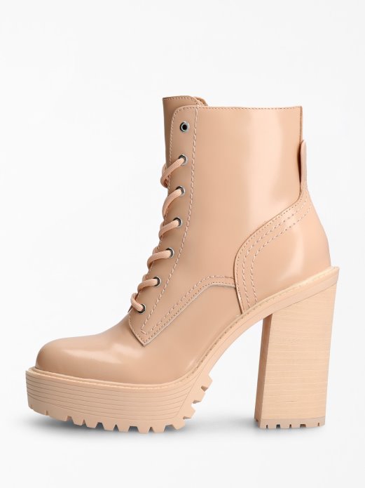 Kalissa Borbena čizma S Petom Guess Shopping Bijela