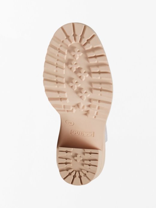 Kalissa Borbena čizma S Petom Guess Shopping Bijela