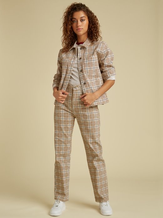 Karirani Sako Smeđi Guess Shopping