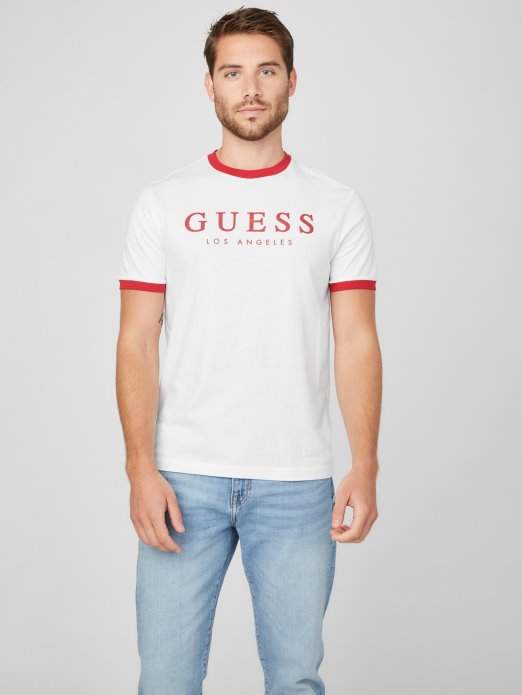 Kirk Logo Crew Tee Guess Shopping True White