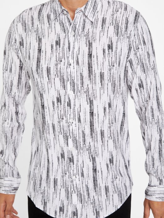 Košulja S Botaničkim Printom Guess Shopping čista Bijela