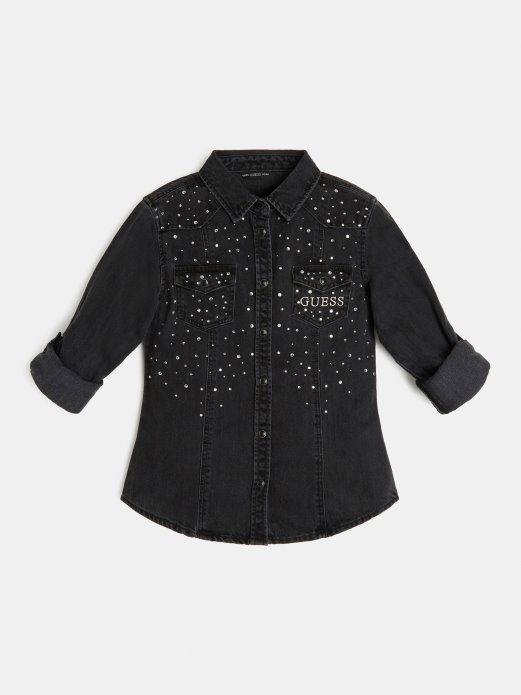 Košulja S Crnim Kamenčićima U Kupnji